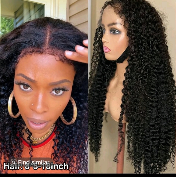 SUBELLA WIG 24 INCHES 4C EDGES KINKY CURLY HAIR 8X5 GLUELESS LACE 24 Inches - Picture 11 of 16